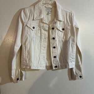 Forever 21 Off-White Denim Jacket